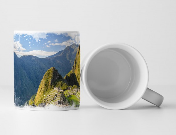 Paul Sinus Art Tasse Geschenk Landschaftsfotografie – Machu Picchu Peru