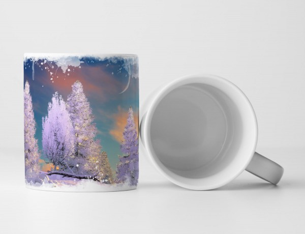 Paul Sinus Art Tasse Geschenk Märchenhafter Winter – Illustration