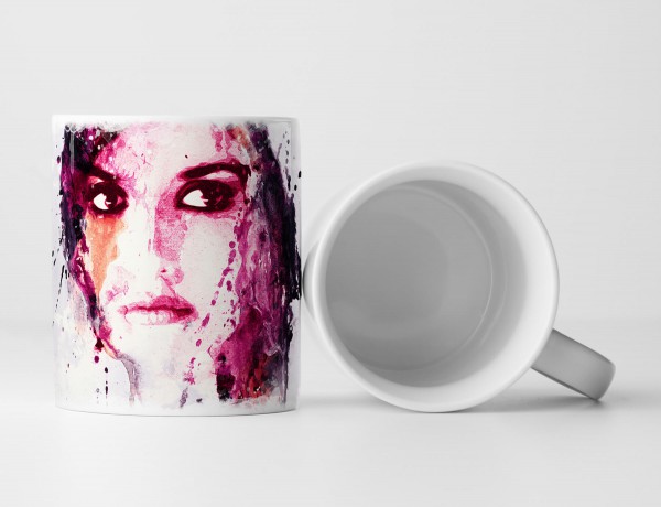 Paul Sinus Art Penelope Cruz Volver Tasse als Geschenk, Design Sinus Art