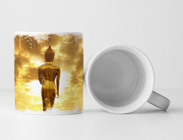 Paul Sinus Art Tasse Geschenk Künstlerische Fotografie – Goldener thailändischer Buddha