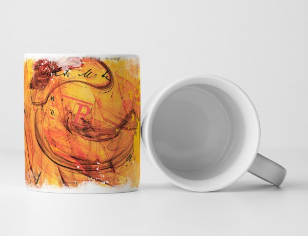 Paul Sinus Art Tasse modern Geschenkidee