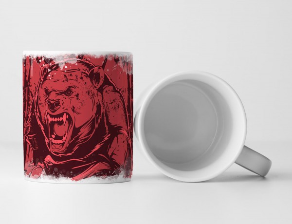 Paul Sinus Art EAU ZONE Motiv Spruch Tasse Geschenk