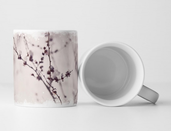 Paul Sinus Art Tasse Geschenk Naturfotografie – Kerbel im Winter