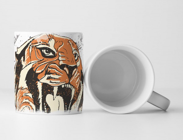 Paul Sinus Art EAU ZONE Motiv Spruch Tasse Geschenk