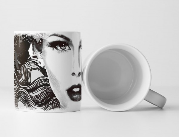 Paul Sinus Art EAU ZONE Motiv Spruch Tasse Geschenk