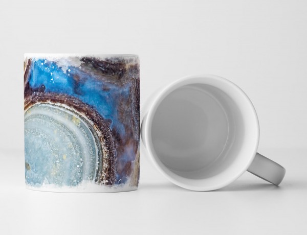 Paul Sinus Art Tasse Geschenk Künstlerische Fotografie – Bunte Geode im Detail