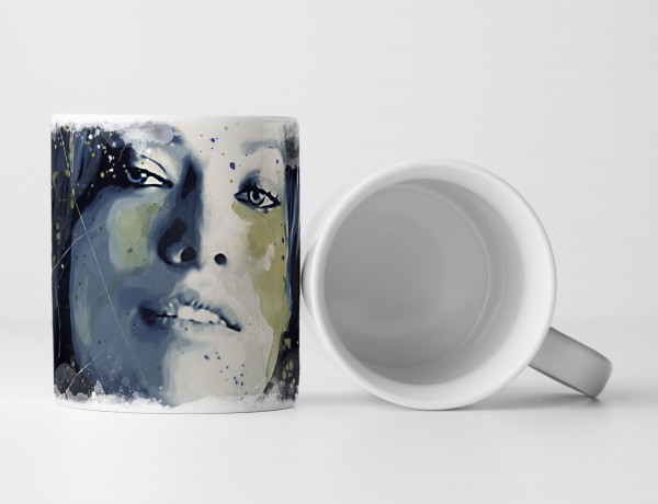 Paul Sinus Art Olivia Wilde I Tasse als Geschenk, Design Sinus Art