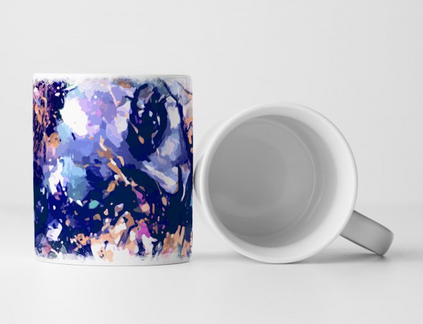 Paul Sinus Art EAU ZONE Motiv Spruch Tasse Geschenk