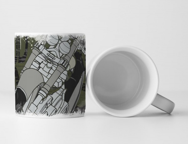 Paul Sinus Art EAU ZONE Motiv Spruch Tasse Geschenk