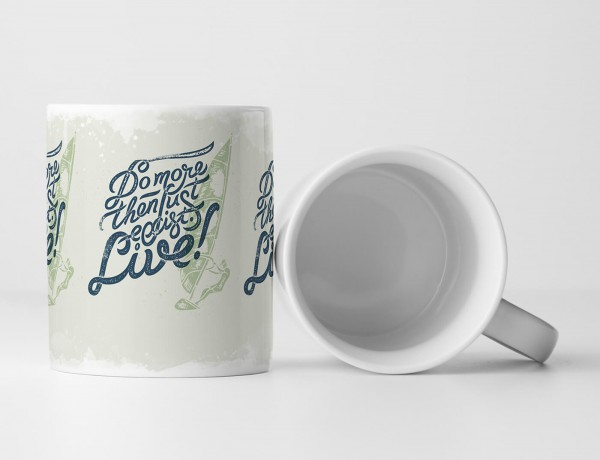 Paul Sinus Art EAU ZONE Motiv Spruch Tasse Geschenk