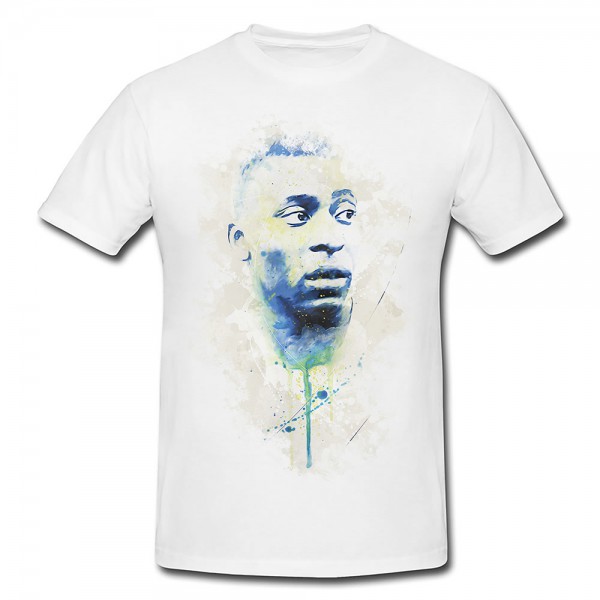 Paul Sinus Art Pele I Premium Herren und Damen T-Shirt Motiv aus Paul Sinus Aquarell