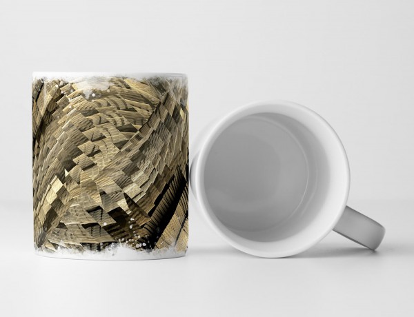 Paul Sinus Art Tasse Geschenk Digitale Grafik – Echsenhaut