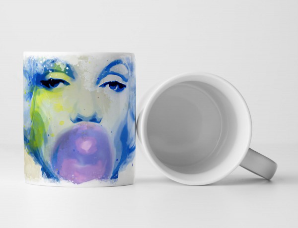 Paul Sinus Art Marilyn Monroe VII Tasse als Geschenk, Design Sinus Art