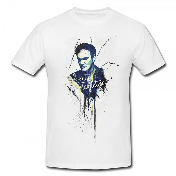 Paul Sinus Art Quentin Tarantino II Premium Herren und Damen T-Shirt Motiv aus Paul Sinus Aquarell