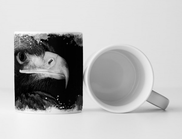 Paul Sinus Art Tasse Geschenk Tierfotografie – Seeadler im Profil