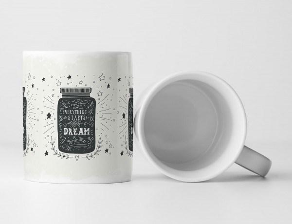 Paul Sinus Art EAU ZONE Motiv Spruch Tasse Geschenk