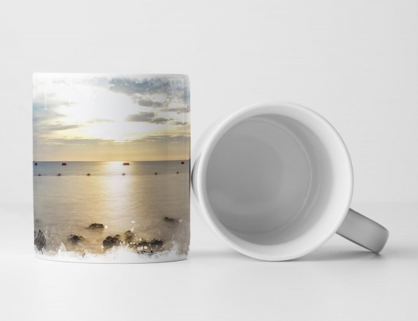 Paul Sinus Art Tasse Geschenk Sai Kaew Strand in Thailand