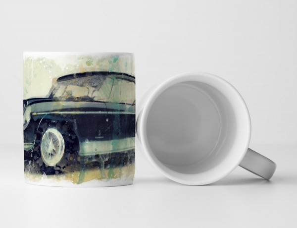 Paul Sinus Art Ferrari 400 Superamerica Tasse als Geschenk, Design Sinus Art