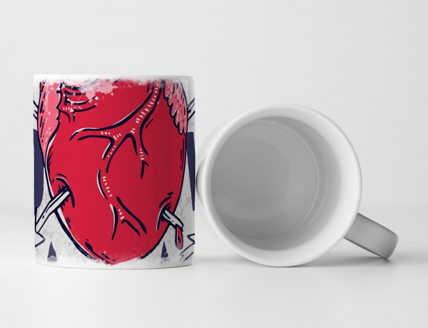 Paul Sinus Art EAU ZONE Motiv Spruch Tasse Geschenk