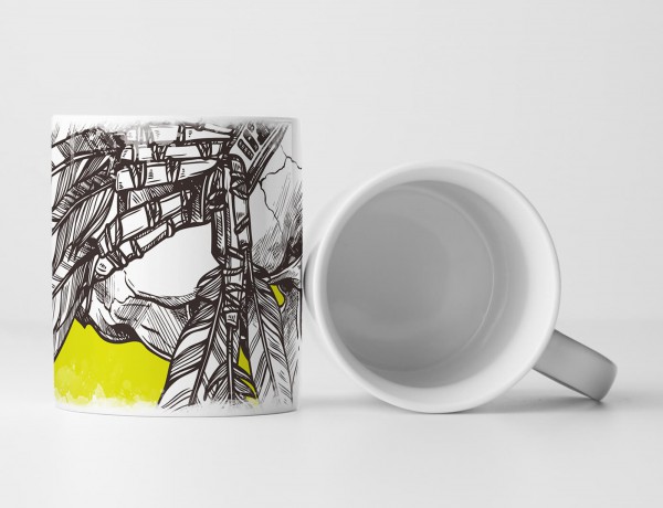 Paul Sinus Art EAU ZONE Motiv Spruch Tasse Geschenk