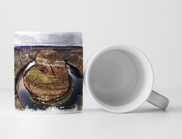 Paul Sinus Art Tasse Geschenk Landschaftsfotografie – Atemberaubende Felslandschaft