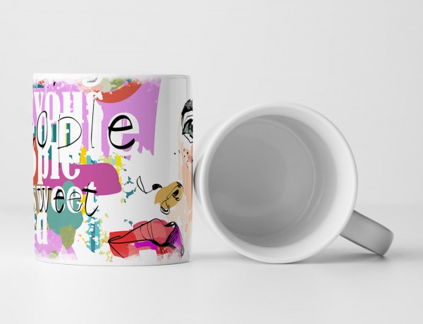 Paul Sinus Art EAU ZONE Motiv Spruch Tasse Geschenk