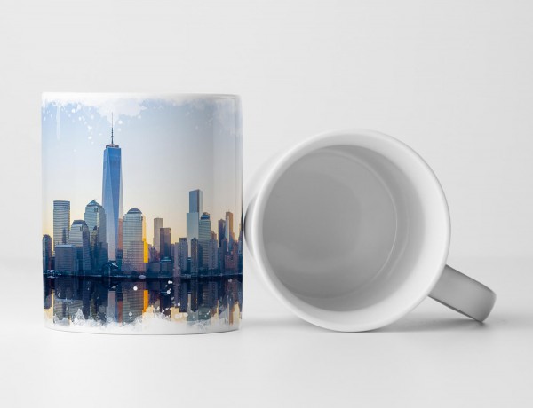 Paul Sinus Art Tasse Geschenk Urbane Fotografie – Manhattan Skyline