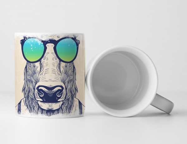 Paul Sinus Art EAU ZONE Motiv Spruch Tasse Geschenk