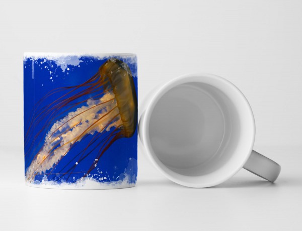 Paul Sinus Art Tasse Geschenk Qualle im Meer – Tierfotografie