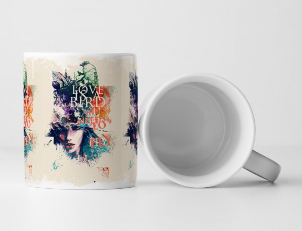 Paul Sinus Art EAU ZONE Motiv Spruch Tasse Geschenk