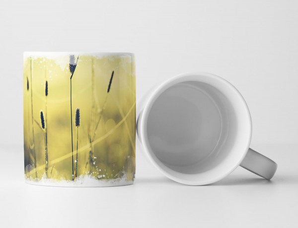 Paul Sinus Art Tasse Geschenk Naturfotografie – Vintage Grasblüten