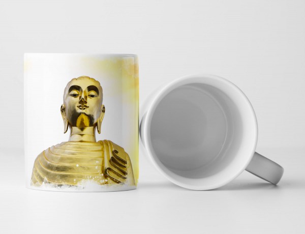 Paul Sinus Art Tasse Geschenk Künstlerische Fotografie – Thailändischer Buddha bei Sonnenaufgang