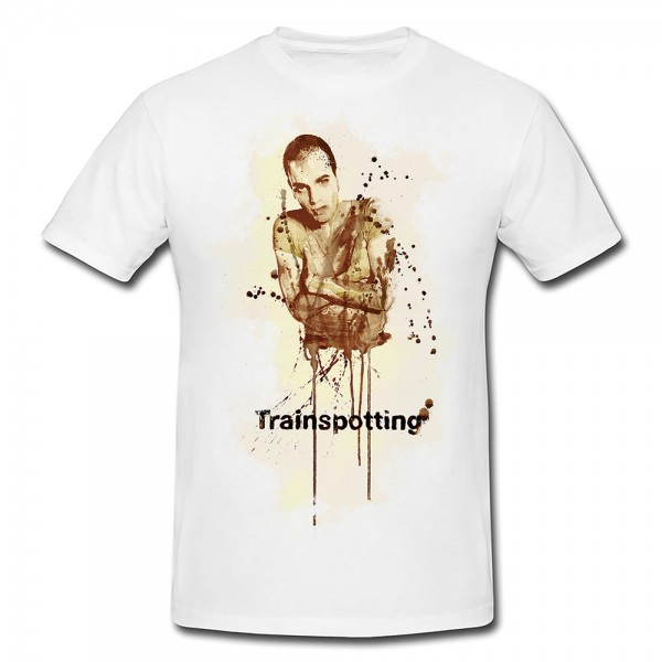 Paul Sinus Art Trainspotting Premium Herren und Damen T-Shirt Motiv aus Paul Sinus Aquarell