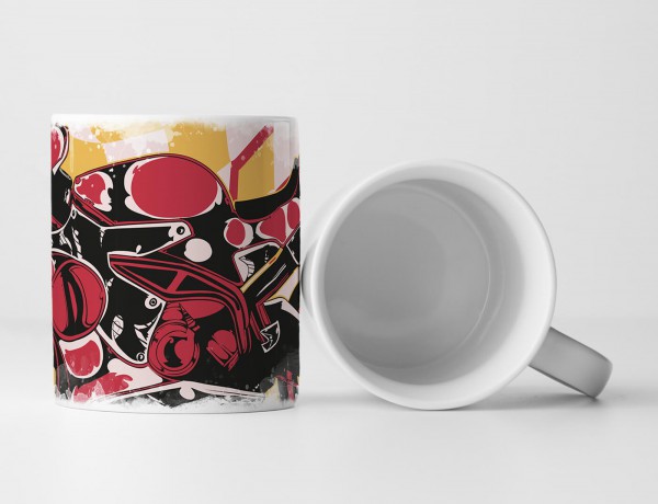 Paul Sinus Art EAU ZONE Motiv Spruch Tasse Geschenk