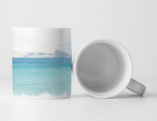 Paul Sinus Art Tasse Geschenk Landschaftsfotografie – Sandstrand in Thailand