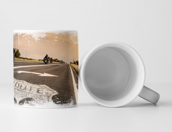 Paul Sinus Art Tasse Geschenk Fotografie – Route 66