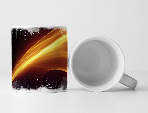 Paul Sinus Art Tasse Geschenk Künstlerische Fotografie – Sinuskurve aus Licht