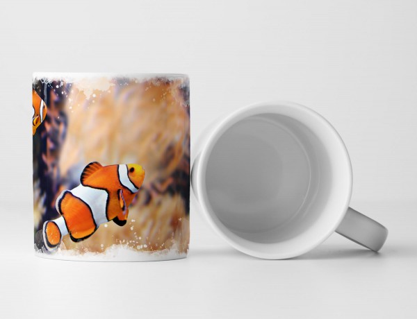 Paul Sinus Art Tasse Geschenk Fotografie Unterwasser- Clown Fisch