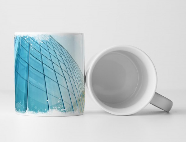 Paul Sinus Art Tasse Geschenk Künstlerische Fotografie – Futuristischer Gebäudeentwurf