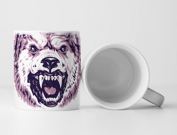 Paul Sinus Art EAU ZONE Motiv Spruch Tasse Geschenk