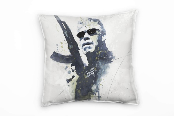 Paul Sinus Art Sons of Anarchy Clay Deko Kissen Bezug 40x40cm für Couch Sofa Lounge Zierkissen