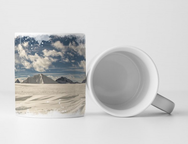 Paul Sinus Art Tasse Geschenk Landschaftsfotografie – Winterhimmel