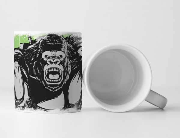 Paul Sinus Art EAU ZONE Motiv Spruch Tasse Geschenk