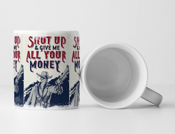 Paul Sinus Art EAU ZONE Motiv Spruch Tasse Geschenk