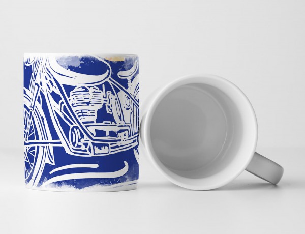 Paul Sinus Art EAU ZONE Motiv Spruch Tasse Geschenk