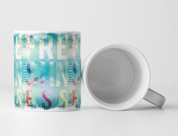 Paul Sinus Art EAU ZONE Motiv Spruch Tasse Geschenk