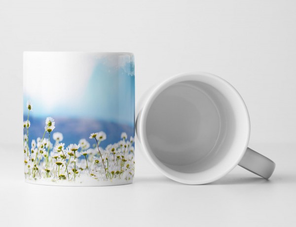 Paul Sinus Art Tasse Geschenk Naturfotografie – Helles Kamillenfeld