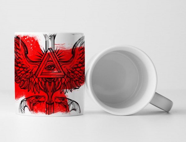 Paul Sinus Art EAU ZONE Motiv Spruch Tasse Geschenk