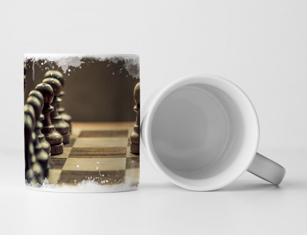 Paul Sinus Art Tasse Geschenk Künstlerische Fotografie – Bauer im Schach