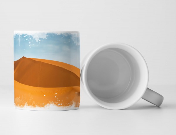 Paul Sinus Art Tasse Geschenk Naturfotografie – große Sanddüne